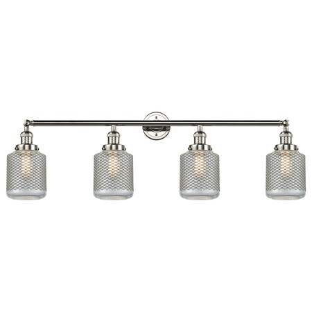 Innovations Lighting 4 Light Vintage Dimmable Led Adjustable Bathroom Fixture 215-PN-S-G262-LED